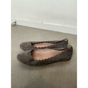 Chloe Lauren Suede Ballet in Grey Size 38